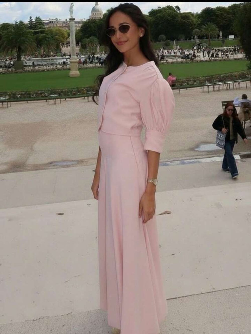 Adorable brand new never worn rose color set bought separately!